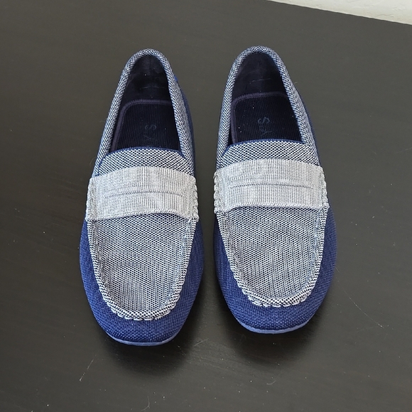 Rothy's Men's Driving Loafers Flexible  Dual Density Insole Amalfi Blue Size 8.5 - Picture 1 of 12
